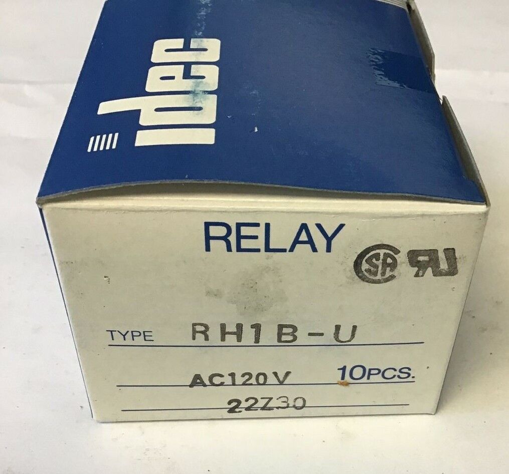 IDEC RH1B-U RELAY 120VAC ***LOTOF10***