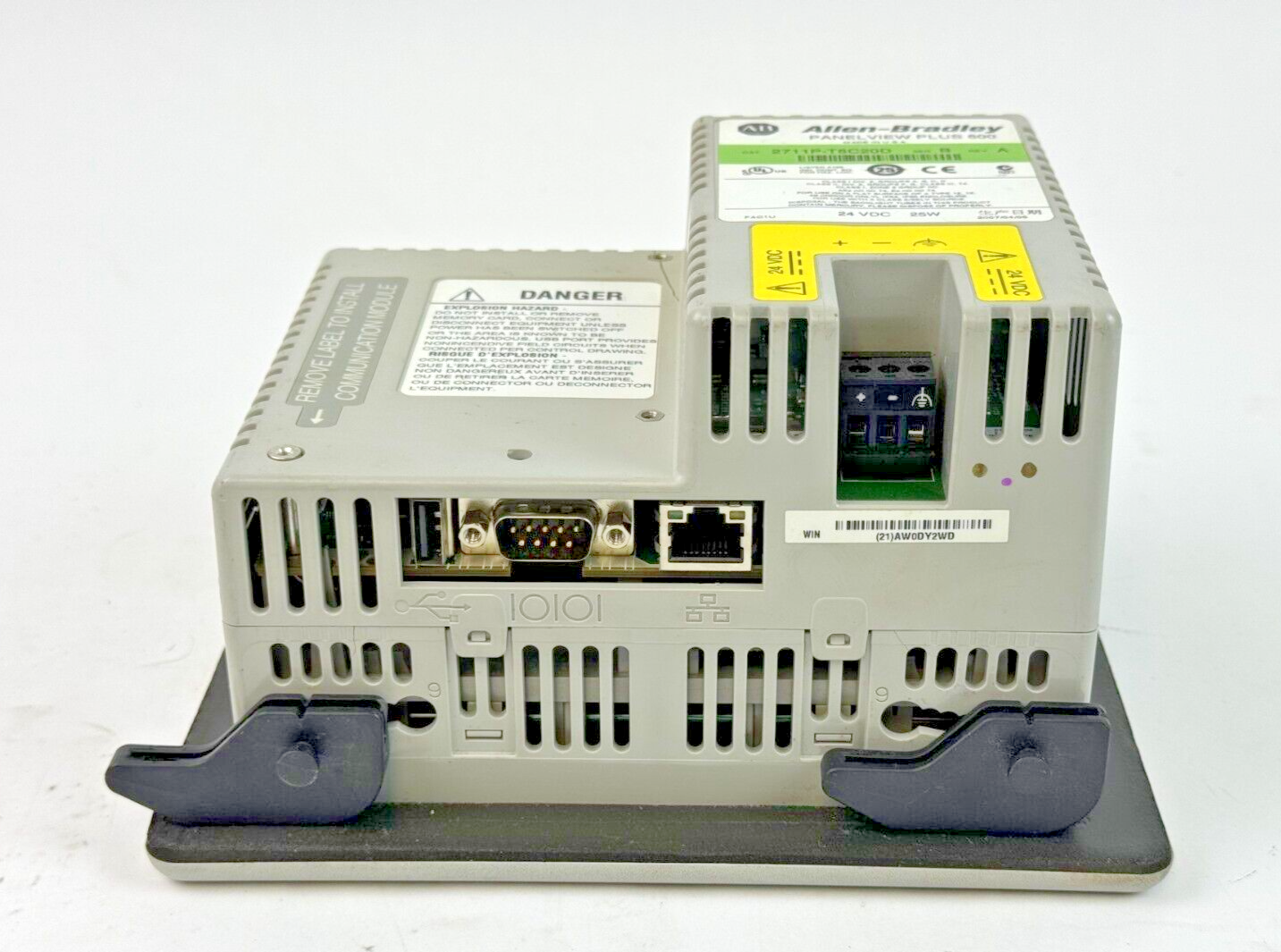 ALLEN-BRADLEY - 2711P-T6C20D SER. B REV. A - PANELVIEW PLUS 600 - 6" TOUCHSCREEN