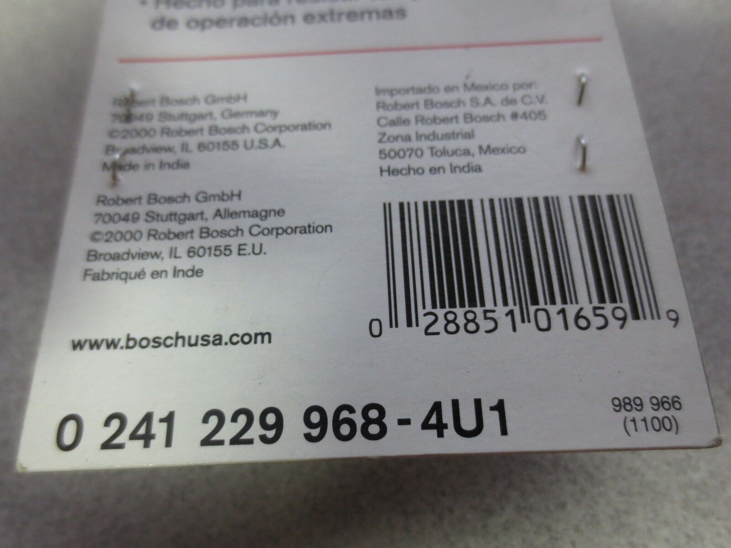 BOSCH 7809 SPARK PLUGS - NEW SURPLUS in ORIGINAL PACKAGING LAWN MOWER, CHAIN SAW