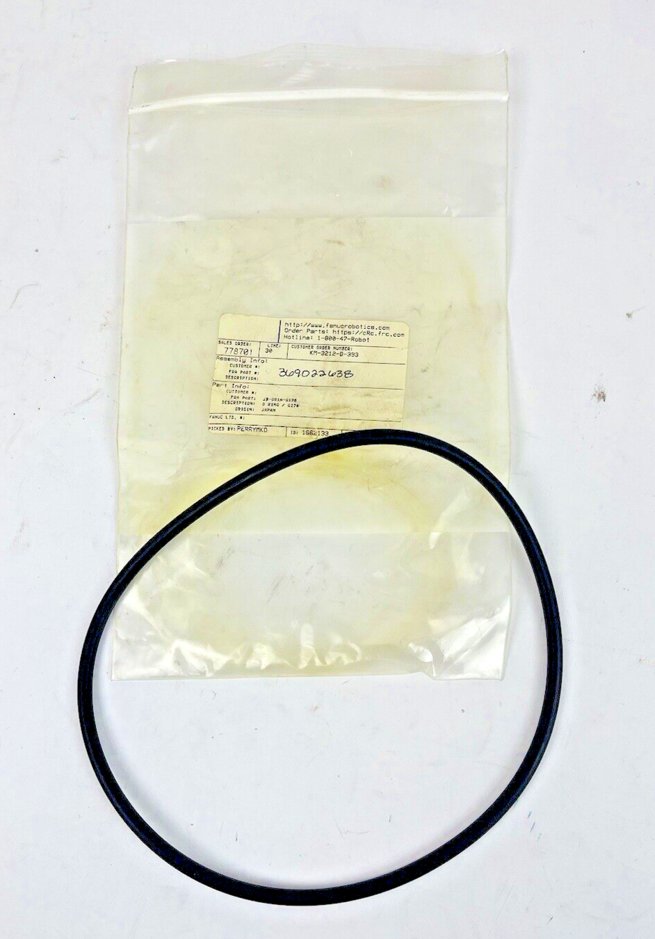 FANUC - JB-OR1A-G170 - O-RING REPLACEMENT, BLK O RING G170