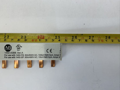 ALLEN BRADLEY 1492-A3B8 BUS BAR SER A