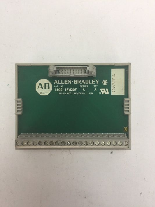 ALLEN BRADLEY 1492-IFM20F INTERFACE MODULE SER A REV A