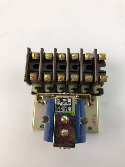 SYLVANIA  BULLETIN 7304 TYPE PM D.C. RELAY 4U6