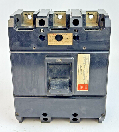 FPE - NJ631150 - MOLDED CASE CIRCUIT BREAKER - 150 A, 3 POLE, 600 VAC