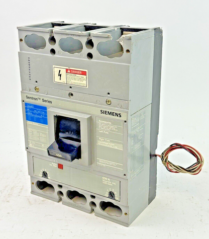 SIEMENS - LXD62B600A - BREAKER W/ A01JLDLV LOW VOLT AUX SWTCH 2 POLE/600A/600VAC