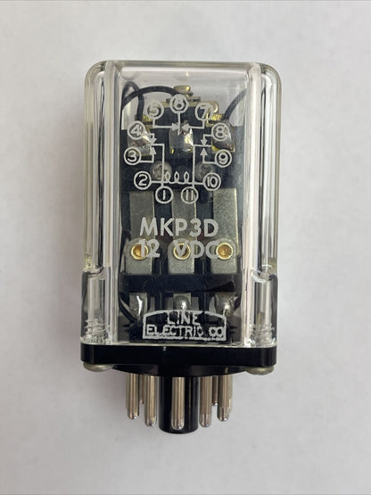 LINE ELECTRIC MKP3D RELAY 12VDC