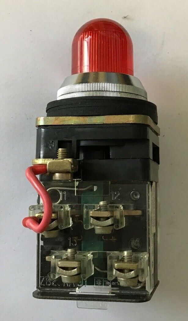 TELEMECANIQUE XB2.MV 104 PUSH BUTTON/ PILOT LIGHT 600VAC/DC HEAVY DUTY