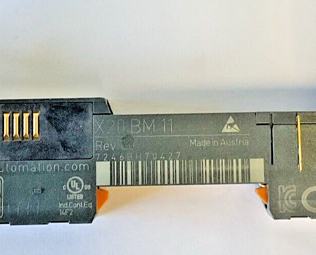 B&R AUTOMATION X20BM11 MODULE BASE REV.GO***LOTOF2***