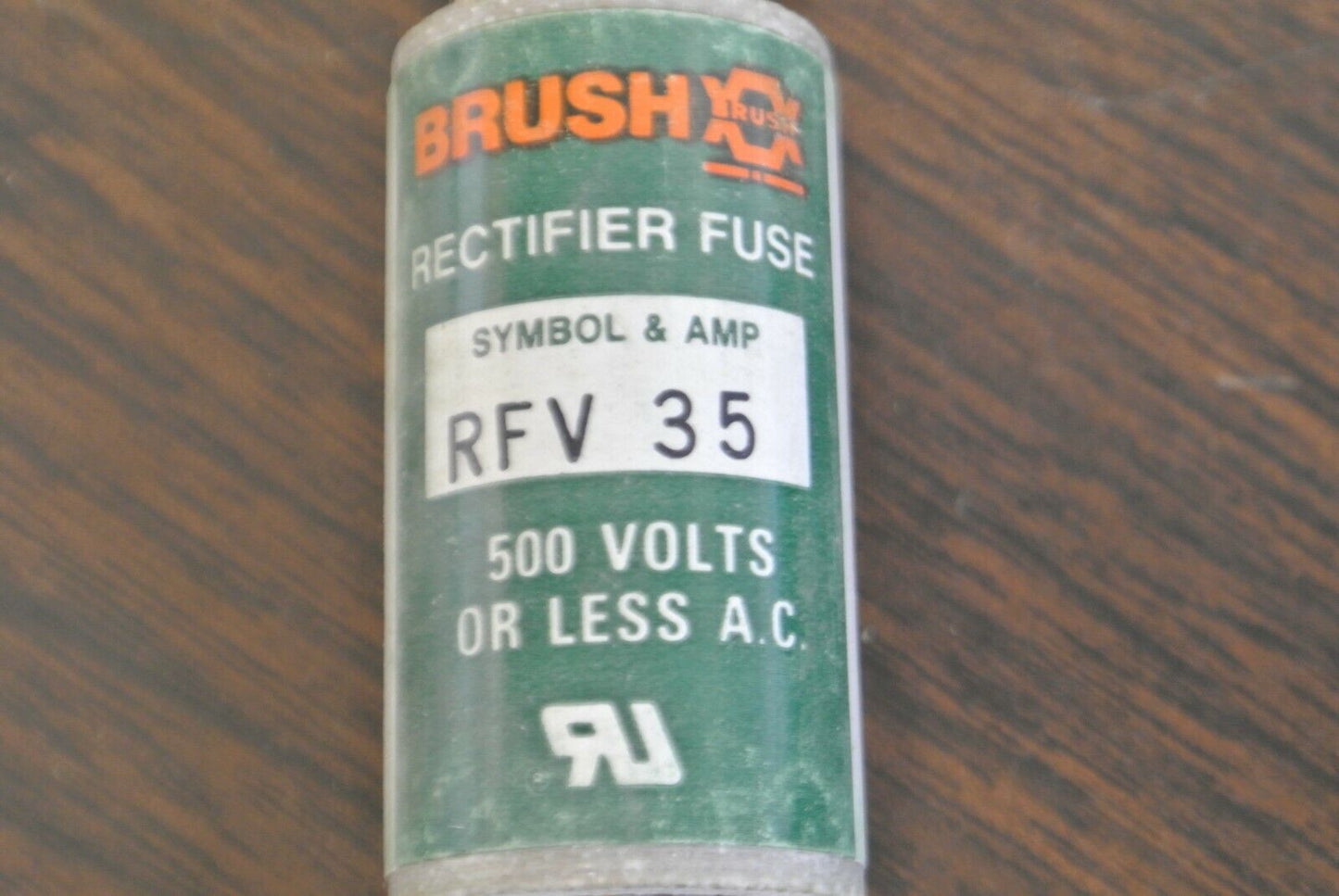 LOT of 9 / BRUSH RFV35 SEMICONDUCTOR / RECTIFIER FUSE / 500V / 35A / NEW SURPLUS