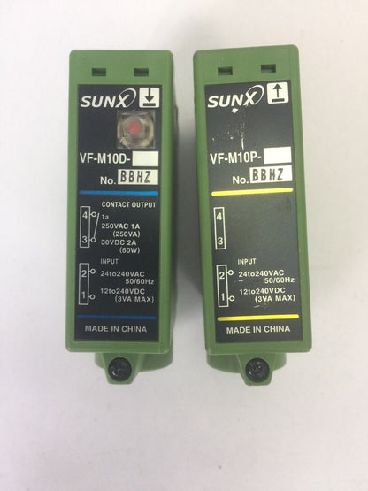 PANASONIC SUNX VF-M10(PF1/2) PHOTOELCTRIC SENSOR INPUT 24-240VAC 12-240VDC