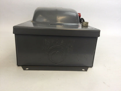 SQUARE D H322A FUSIBLE SAFETY SWITCH SERIES A2 240VAC 250VDC 60AMP 10HP 3 POLE