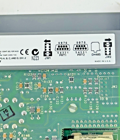 ALLEN-BRADLEY - 1746-BAS SER. C FRN: 6 - SLC 500 BASIC MODULE *NO DOOR*