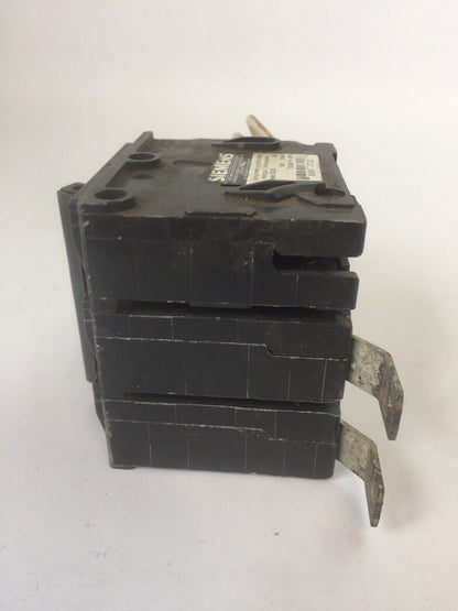 SIEMENS BG320 CIRCUIT BREAKER 3POLE 20AMP 120/240VAC