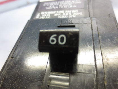 SQUARE D Q1U360 CIRCUIT BREAKER 60A, 240VAC, 3-POLE COMMON TRIP