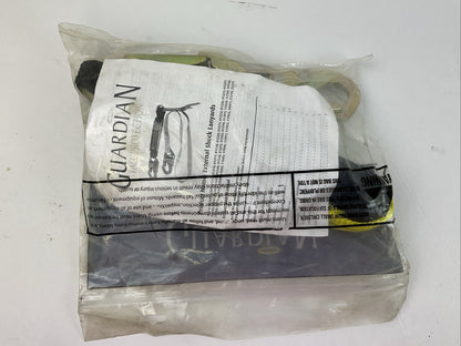 GUARDIAN FALL PROTECTION 01214 3 FOOT SINGLE LEG SHOCK ABSORBING LANYARD