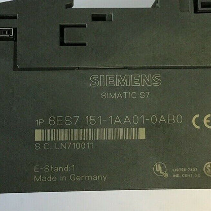 SIEMENS 6ES7 151-1AA01-0AB0 INTERFACE MODULE SIMATIC S7