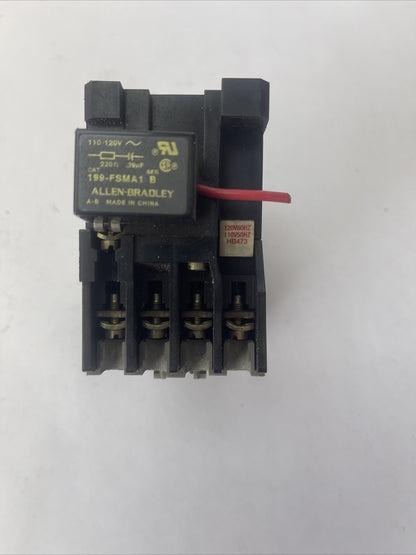 ALLEN BRADLEY STARTER 100-A24ND3 SER C CONTACTOR 600VAC 20HP 24A COIL 120V 60HZ