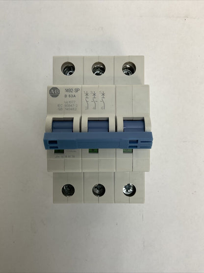 ALLEN BRADLEY 1492-SPM3B630 SER D SUPPLEMENTARY PROTECTOR 63A 480Y/277VAC