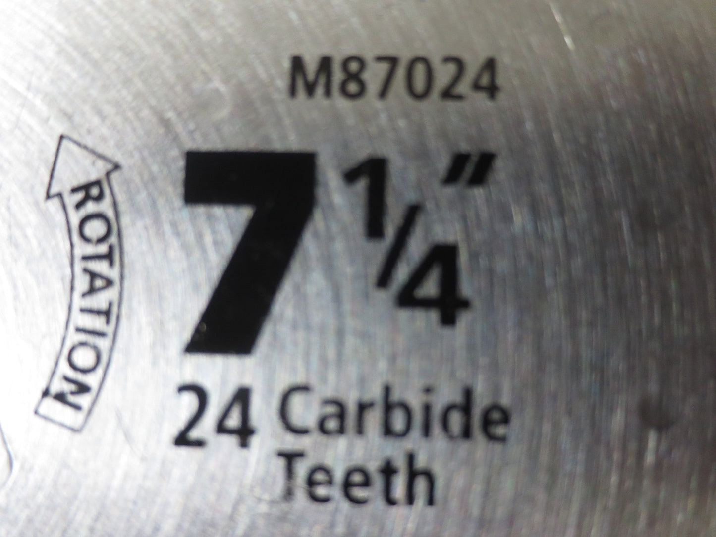MAGNA M87024 CIRCULAR SAW BLADE 7-1/4" 24T CARBIDE - NEW SURPLUS