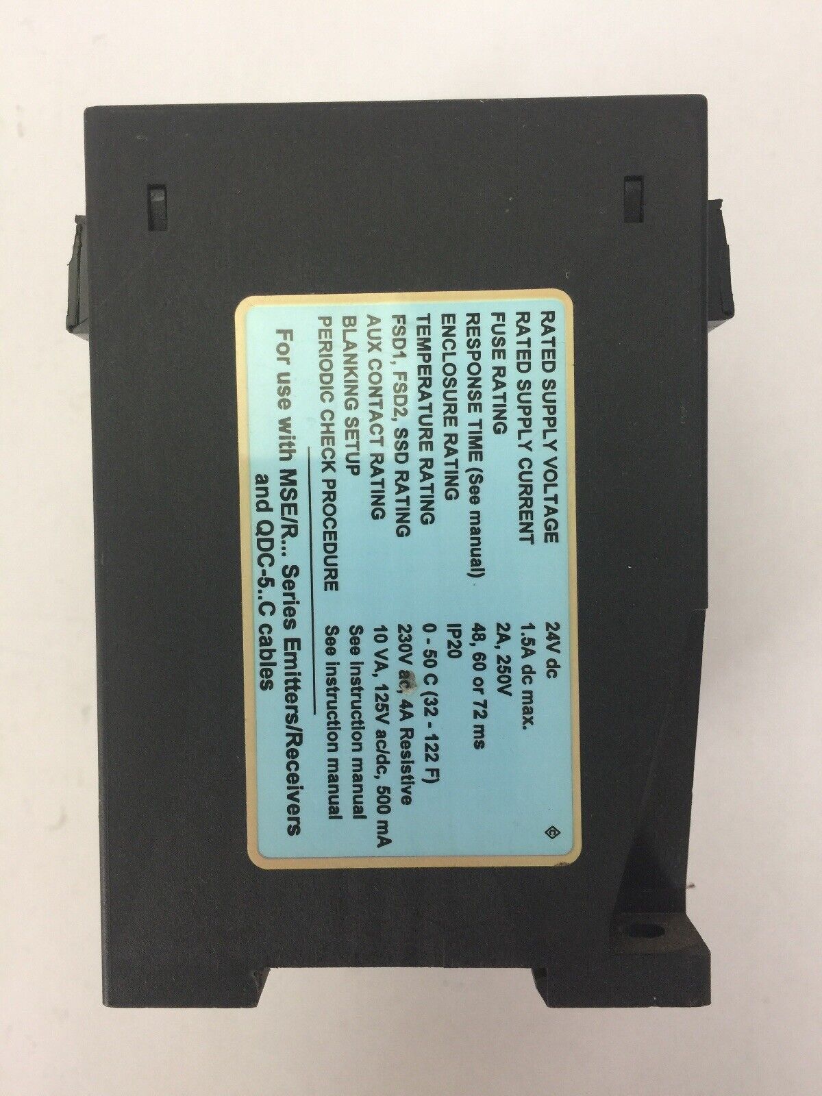 BANNER MSDINT-1 MINI-SCREEN CONTROLLER MODULE 24VDC 1.5A