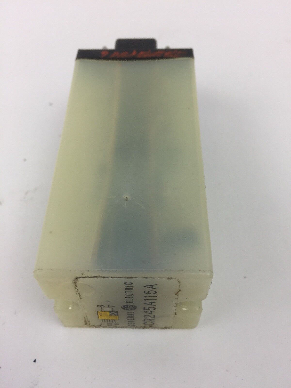 GE CR245A116A RELAY ONE 6 INPUT AND W/ADDED NOT OUTPUT W/MONITOR LIGHTS