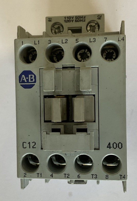 ALLEN BRADLEY 100-C12*400 CONTACTOR SER.A 600VAC 25A