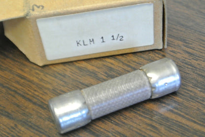 LOT of 3 / BUSS KLM-1-1/2 FAST-ACTING MIDGET FUSE / 1-1/2A / 600V / NEW SURPLUS