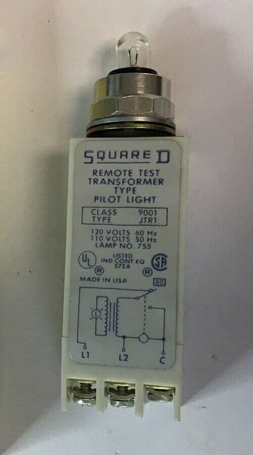 SQUARE D 9001 JTR1 SER.B PILOT LIGHT