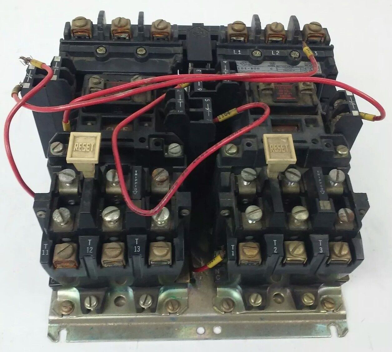 ALLEN BRADLEY, 520E-BOD , SER. C, STARTER, SIZE 1, 600V, 27A, 3PH, 120V COIL 3PH