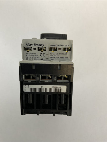 ALLEN BRADLEY 140M-C2E-B40 SER C MOTOR PROTECTOR CIRCUIT BREAKER 2.5-4.0A 140M-C