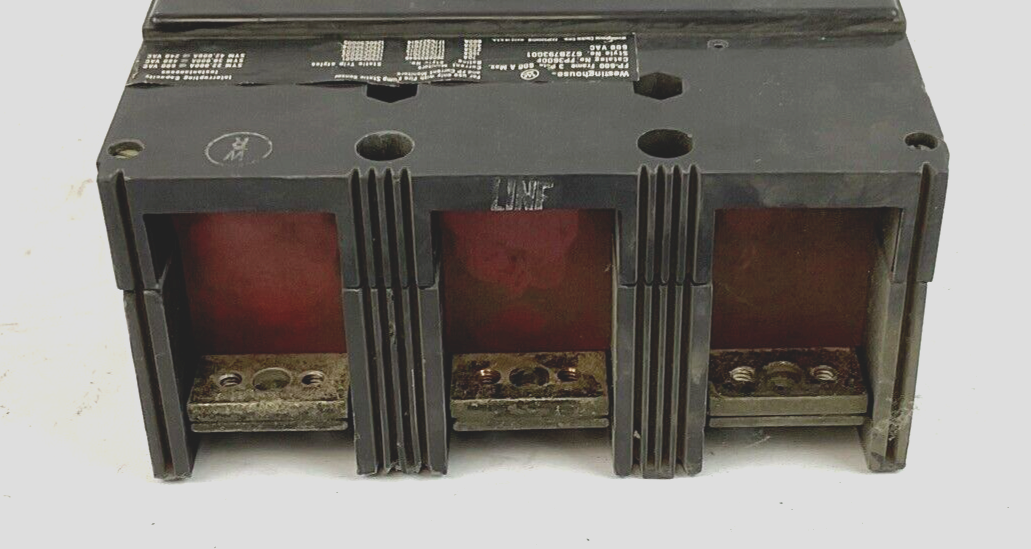 WESTINGHOUSE FP3600F CIRCUIT BREAKER 600A 600V 3POLE