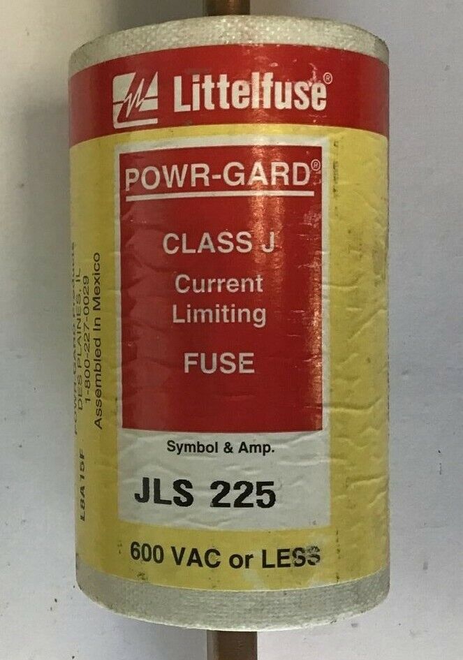 LITTELFUSE JLS 225 POWR-GARD CLASS J FUSE 225A 600VAC