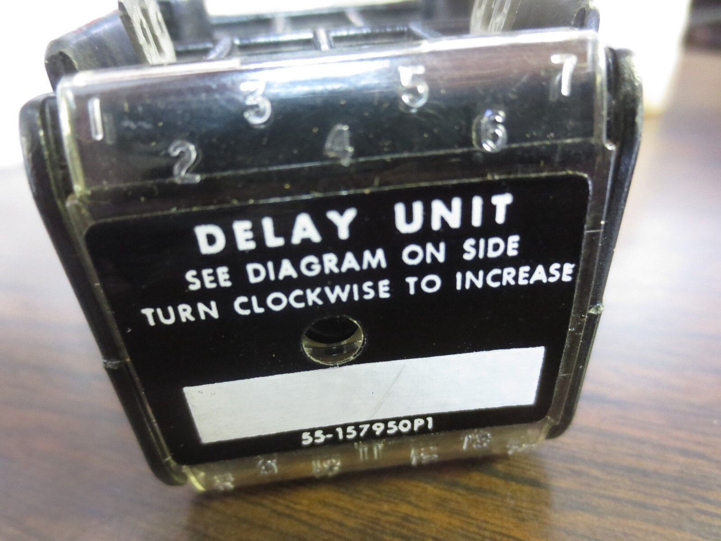 GENERAL ELECTRIC CR120KT00348AA RELAY / TIME DELAY UNIT 24VDC 0.3 - 15 SECONDS