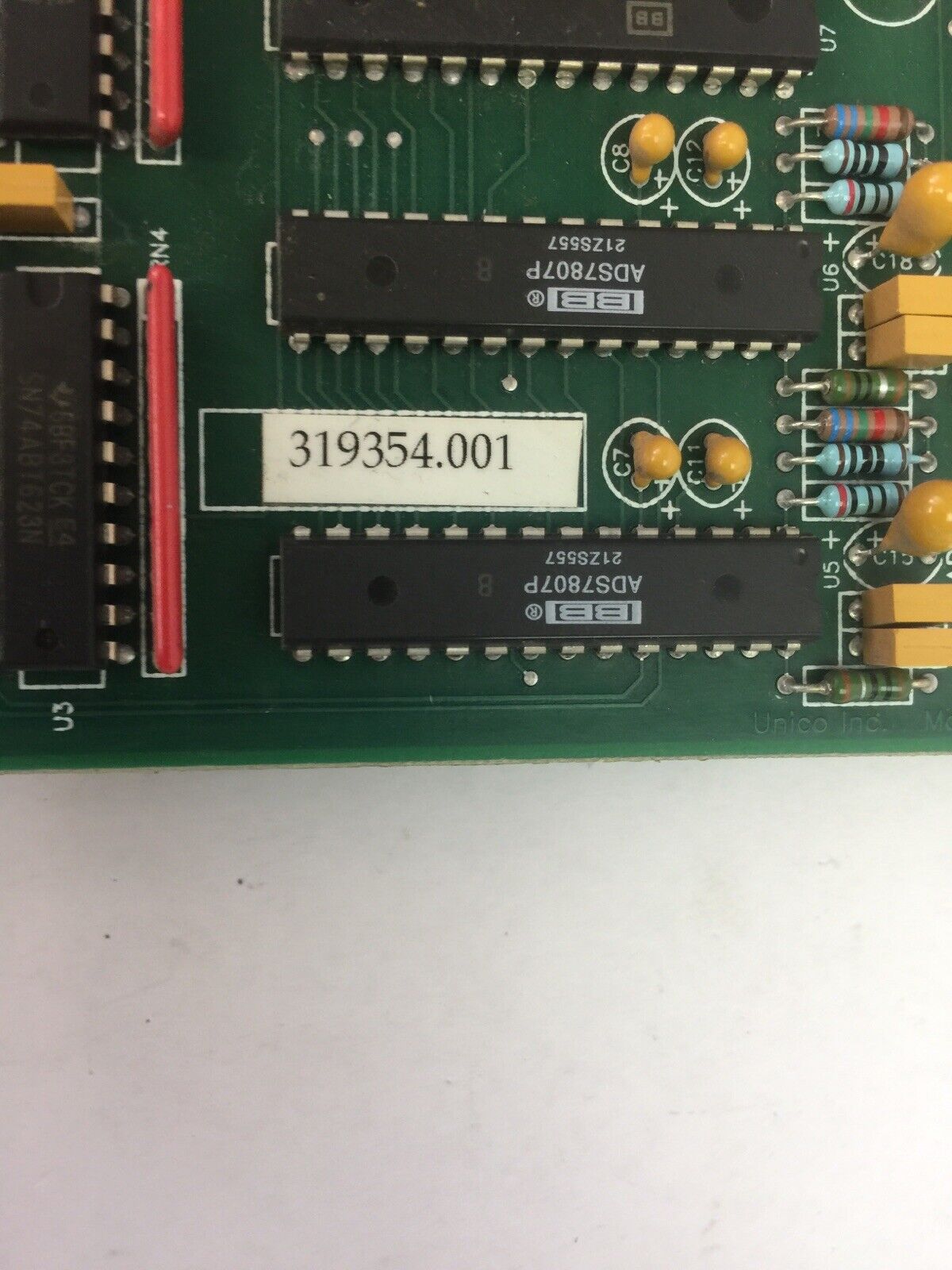 UNICO 319354.001 CIRCUIT BOARD CSI-4 400-873.000