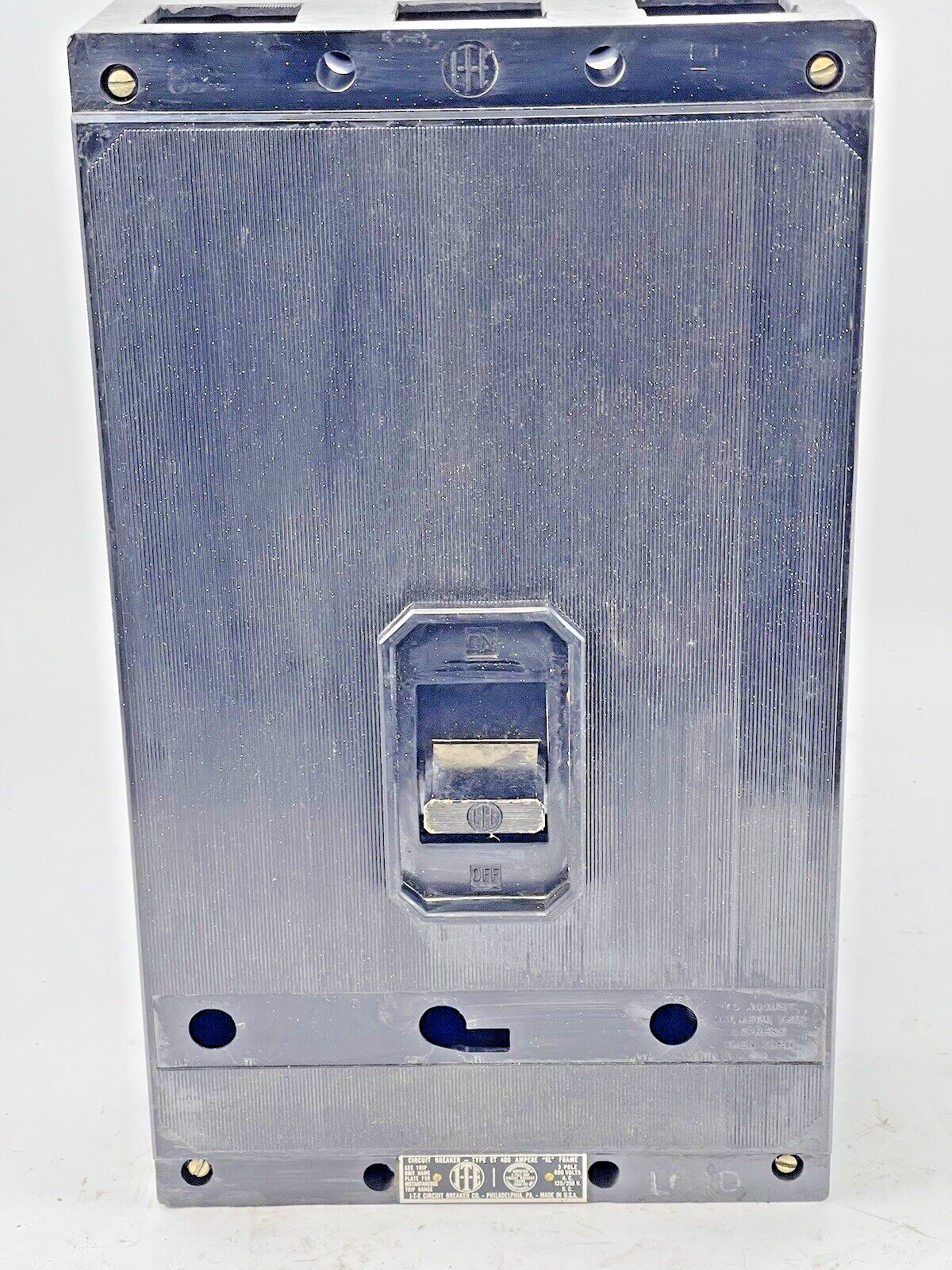 ITE / SIEMENS-ET6135-CIRCUIT BREAKER-400 AMP BODY, 600 VAC, 3 POLE, NO TRIP UNIT