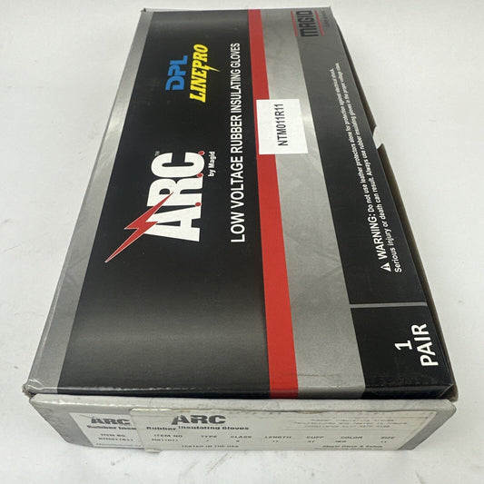 ARC NTM011R11 LOW VOLTAGE RUBBER INSULATING GLOVE RED SIZE 11 TYPE 1 CLASS 0