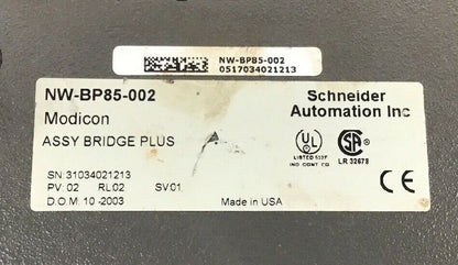 MODICON BRIDGE PLUS NW-BP85-002 MODBUS PLUS