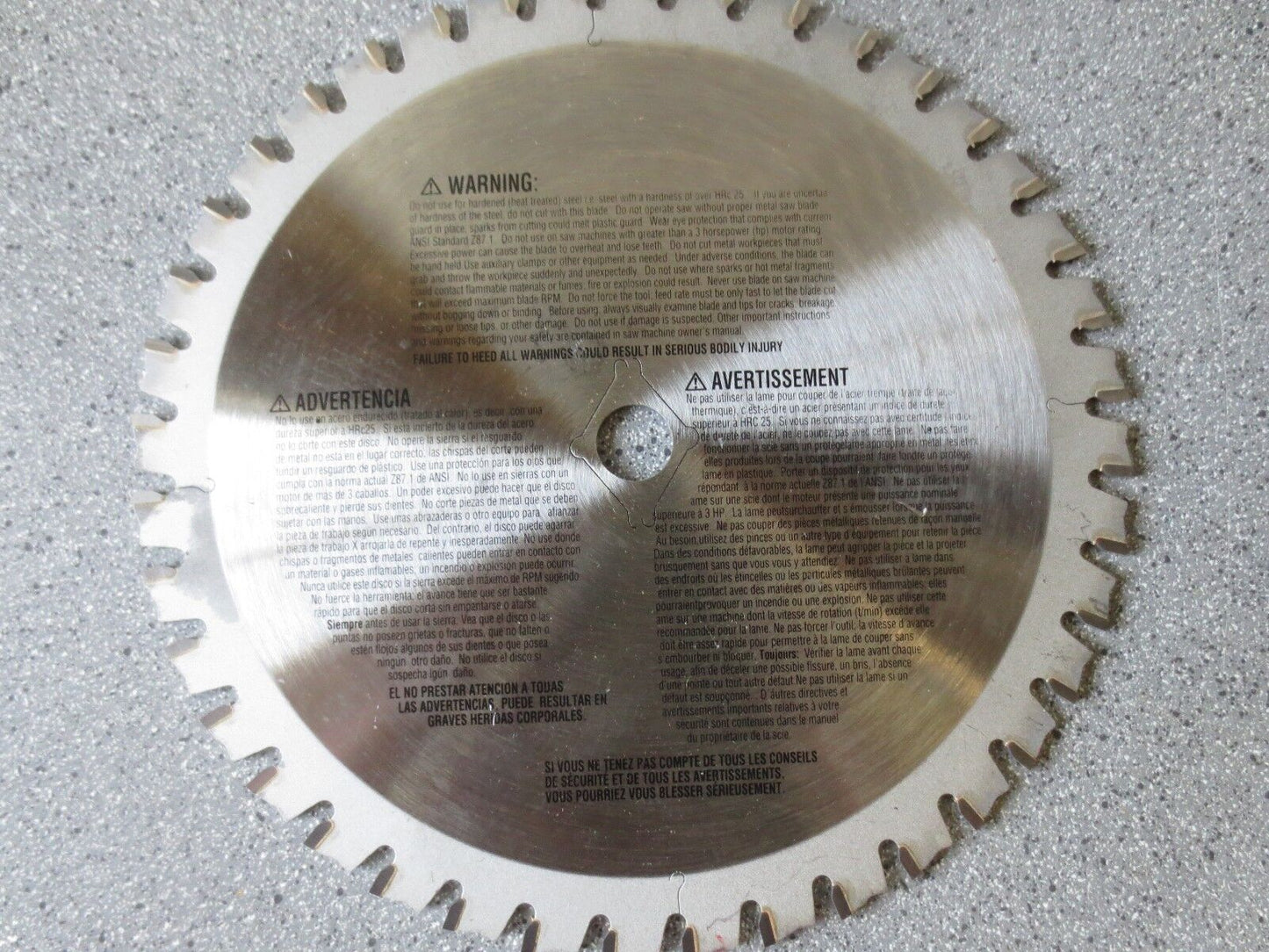 DML 72806 STEEL PRO 40T 8-1/4" CARBIDE TIPPED CIRC SAW BLADE ATB - NEW SURPLUS