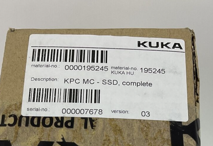 KUKA KPC MC-SSD CALICHE BOARD 00-195-245