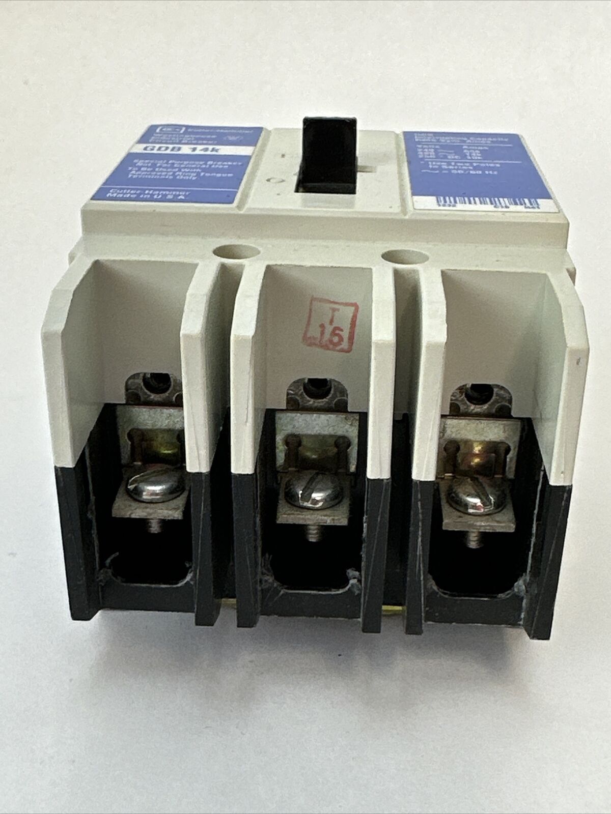 WESTINGHOUSE GDB3070D GDB 14K CIRCUIT BREAKER 70AMP 480VAC 250VDC 3P 4D12216G10