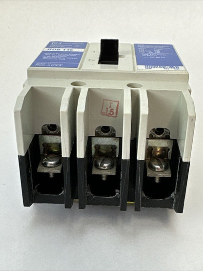 WESTINGHOUSE GDB3070D GDB 14K CIRCUIT BREAKER 70AMP 480VAC 250VDC 3P 4D12216G10