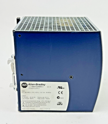 ALLEN-BRADLEY - 1606-XLS960E-3 SER. A - POWER SUPPLY - 3 PH, 960 W, 24 VDC, 40 A