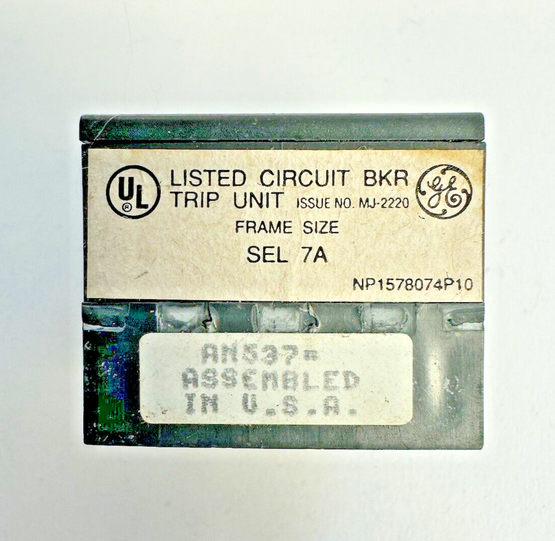 GE - SRPE7A3 - RATING PLUG W/ ADJUSTABLE INSTANTANEOUS TRIP - 3A