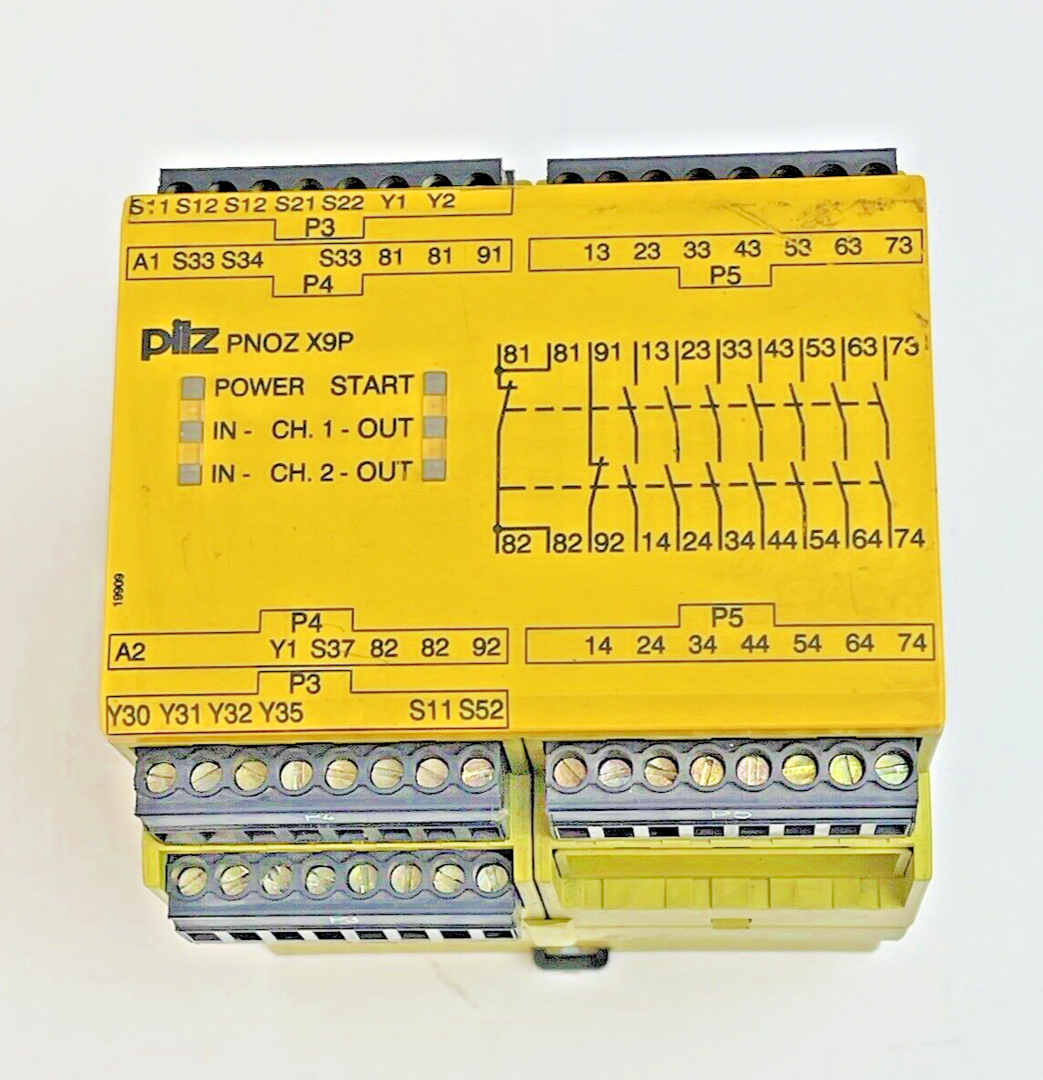 PILZ - PN0ZX9P 24VDC 7n/o 2n/c 2so - SAFETY RELAY SWITCH - 24VDC, 5.5 W