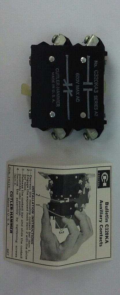 CUTLER HAMMER N.O. N.C. C320KA3