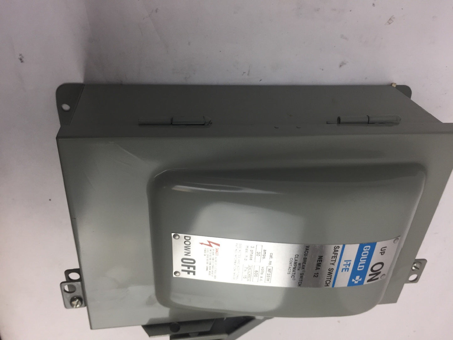 GOULD ITE NF351H VACU-BREAK SWITCH WITH CLAMPMATIC CONTACTS 30AMP 600 VAC