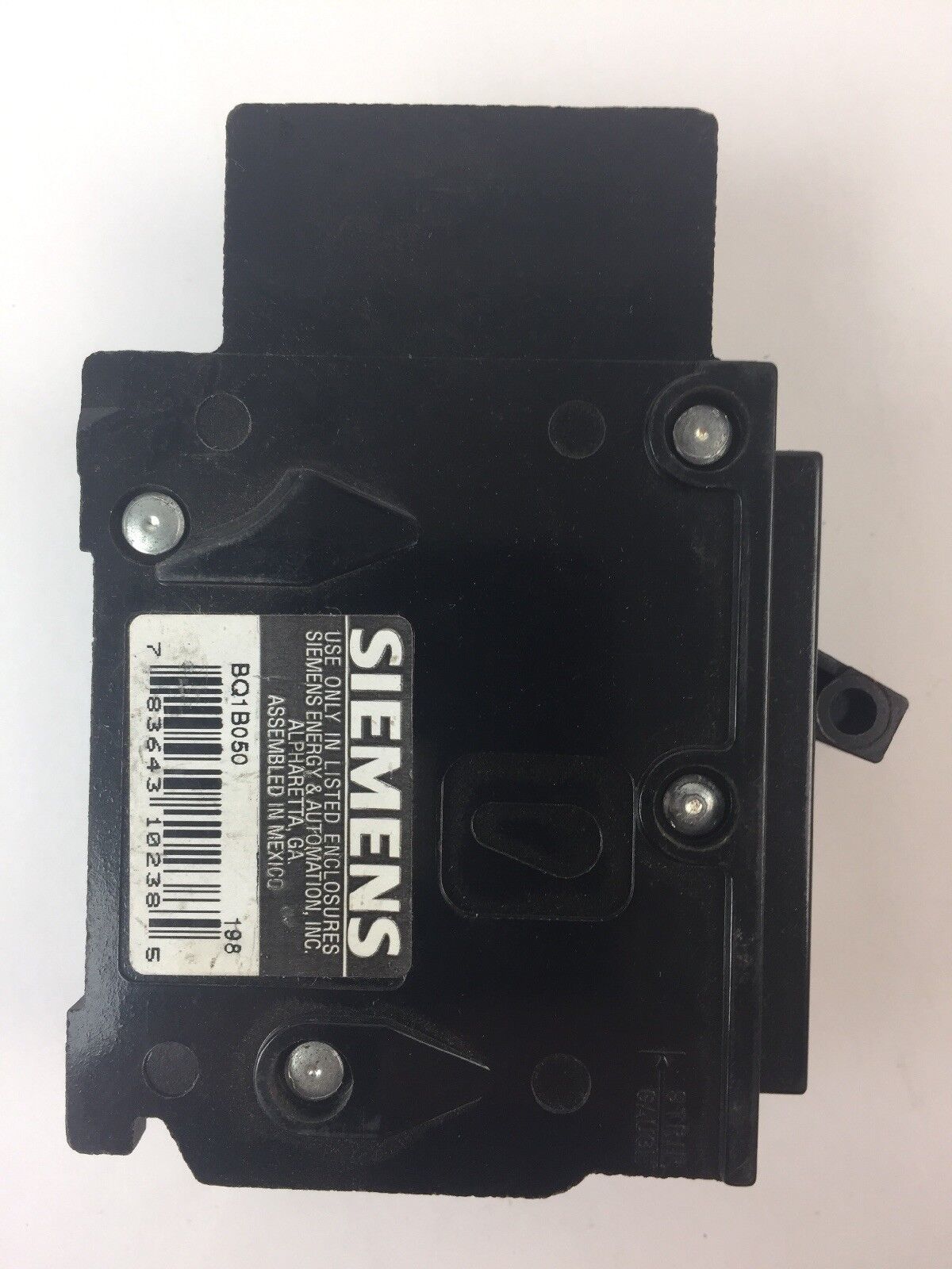 SIEMENS BQ1B050 CIRCUIT BREAKER 50A 120/240VAC 1 POLE