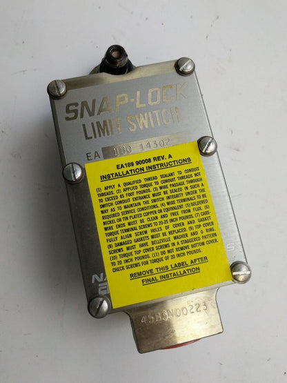 Namco Control EA180-14302 Snap-Lock Limit Switch-New