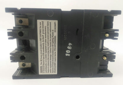 GE SELA24AT0030  2P, 30A, 480V,CIRCUIT BREAKER W/ 20A PLUG, USED GOOD CONDITION