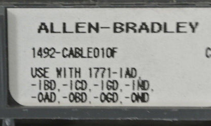 ALLEN-BRADLEY1492-CABLE010F / PRE-WIRED CABLE for 1771 DIGITAL I/O / 1m LONG